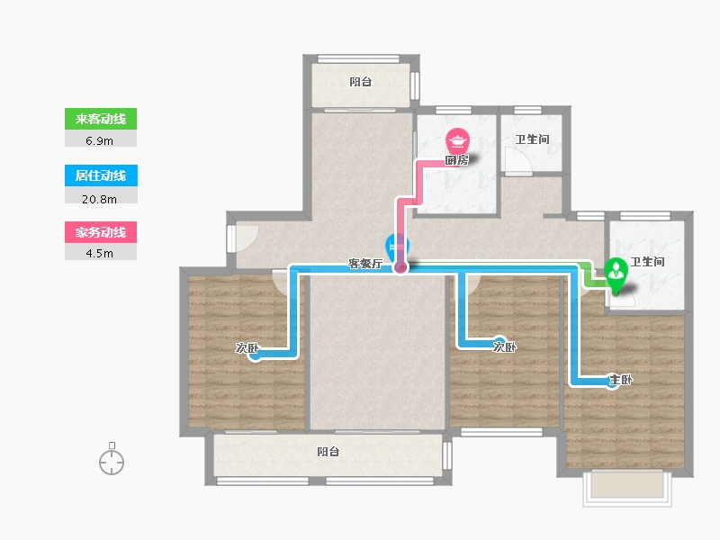 河南省-郑州市-中原工学院-110.00-户型库-动静线