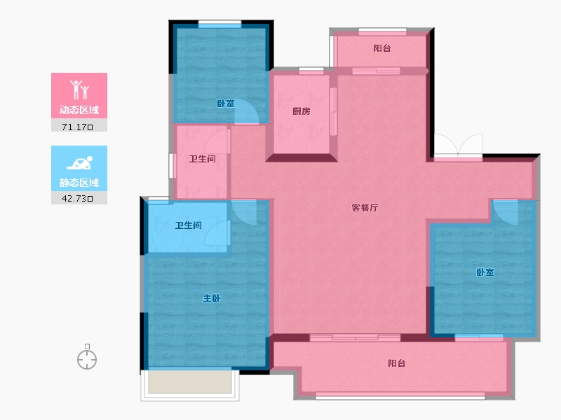 河南省-平顶山市-建业七期-108.00-户型库-动静分区