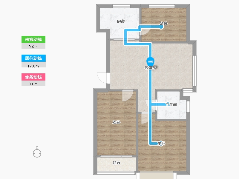 辽宁省-沈阳市-依云首府-85.00-户型库-动静线