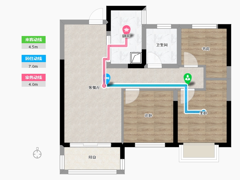 河北省-张家口市-中泰城-73.60-户型库-动静线