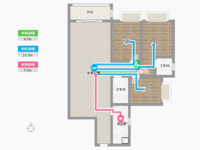 河北省-石家庄市-二矿家属院-80.00-户型库-动静线