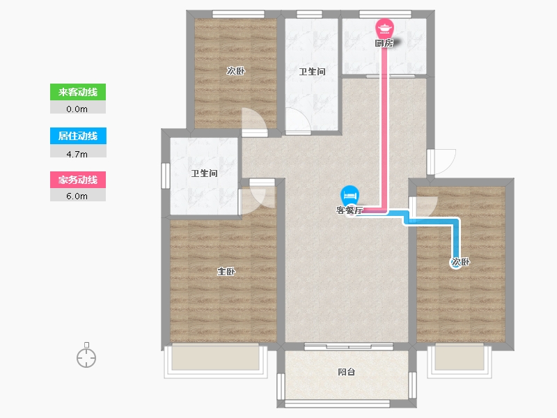 河南省-濮阳市-桃李春风-89.00-户型库-动静线