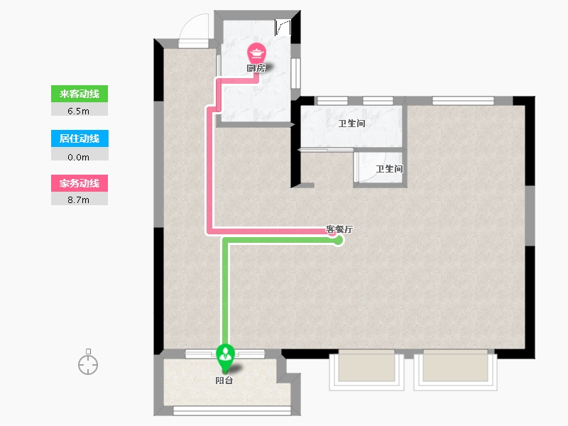 河南省-郑州市-月之府-97.00-户型库-动静线