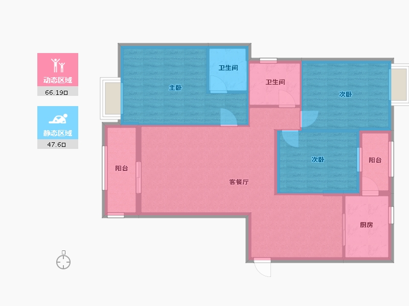 湖北省-荆州市-明悦华府-120.00-户型库-动静分区