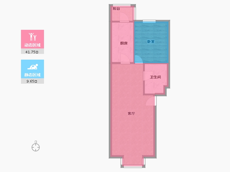 北京-北京市-山水汇豪苑-55.00-户型库-动静分区