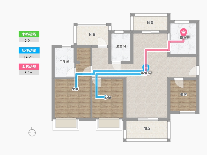 广东省-惠州市-保利·天汇-99.00-户型库-动静线