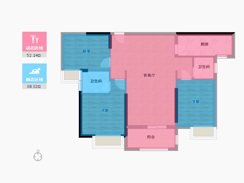 湖北省-十堰市-国瑞文旅城-97.00-户型库-动静分区