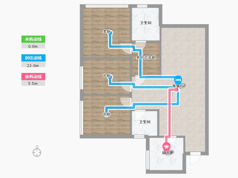 四川省-成都市-保利珑堂里院-85.00-户型库-动静线