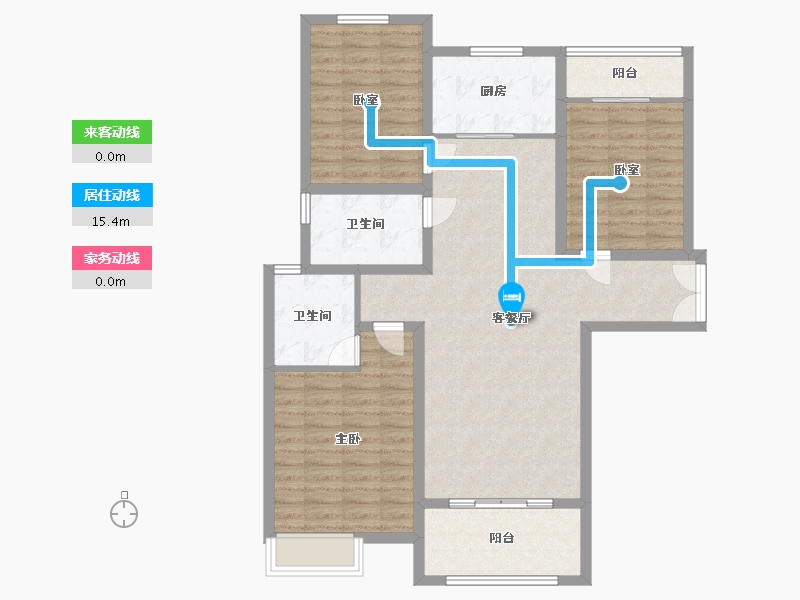 山东省-临沂市-致远天宸府南府-108.00-户型库-动静线