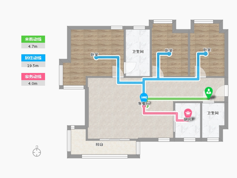 广东省-广州市-广州融创雪域华府B1区-79.00-户型库-动静线