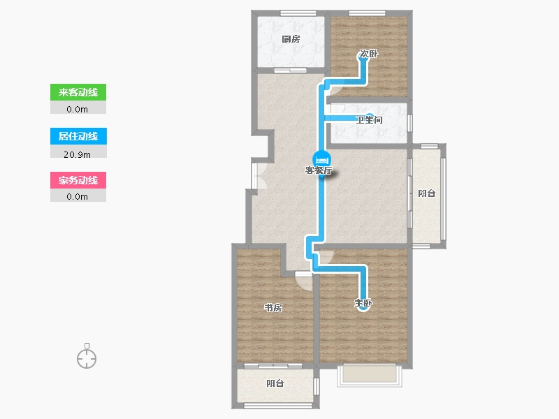 山东省-临沂市-城建锦绣城-130.00-户型库-动静线