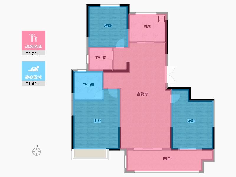 江苏省-徐州市-如苑-114.00-户型库-动静分区