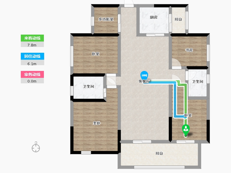 四川省-宜宾市-伴山悦城-120.00-户型库-动静线