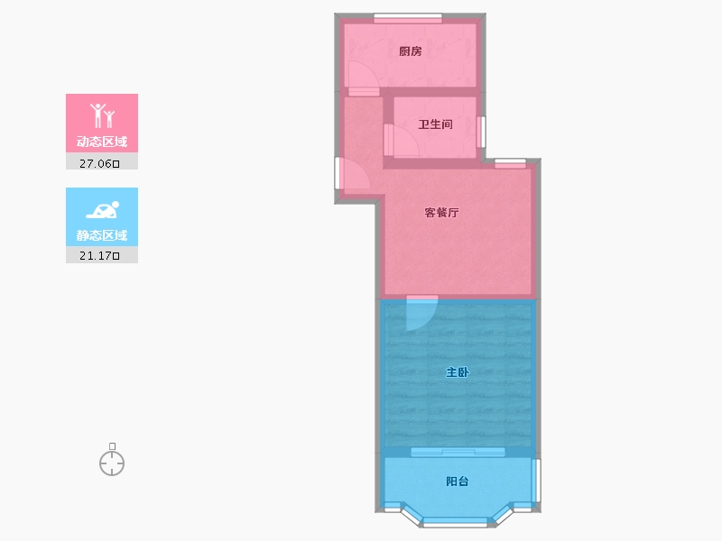 浙江省-杭州市-西荡苑-41.76-户型库-动静分区