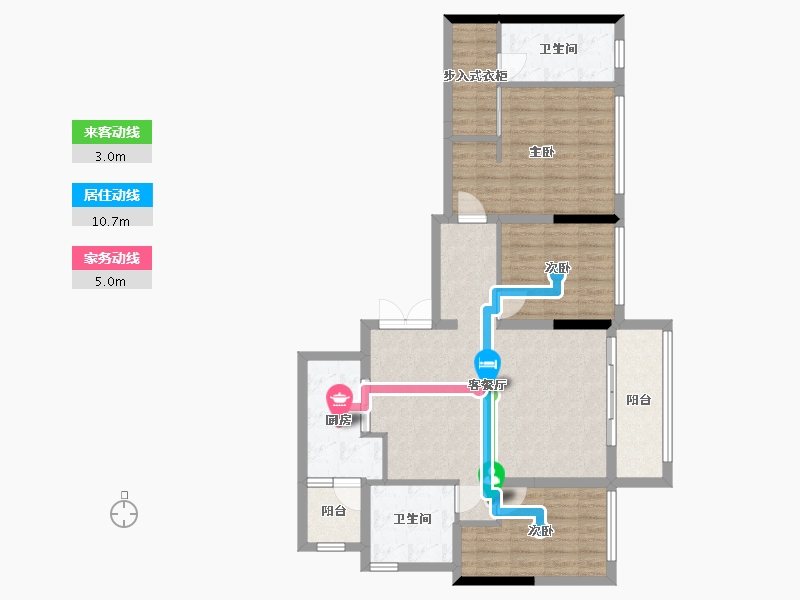 四川省-成都市-双楠悦天地-110.00-户型库-动静线