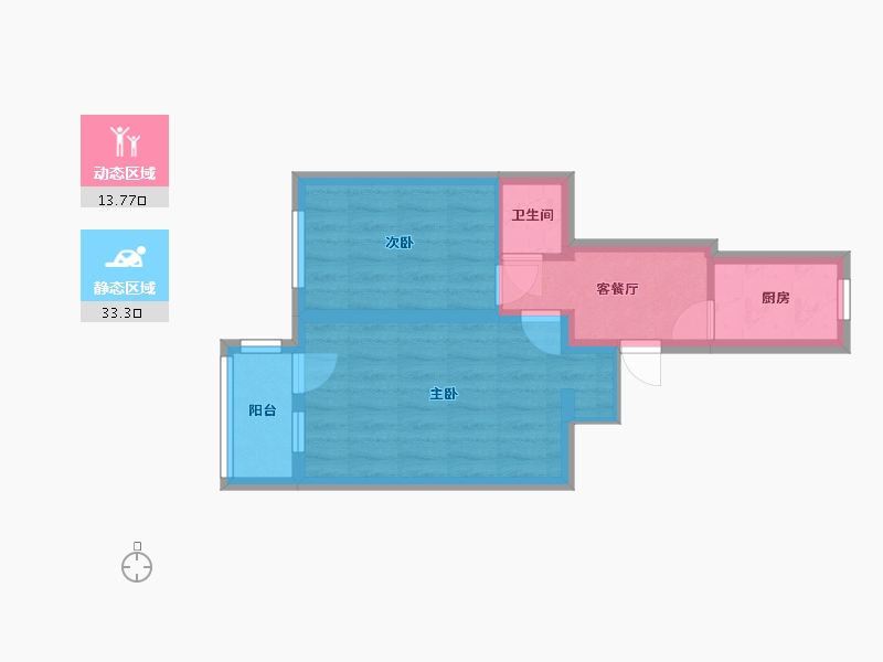 北京-北京市-手帕口北街7号院-37.00-户型库-动静分区