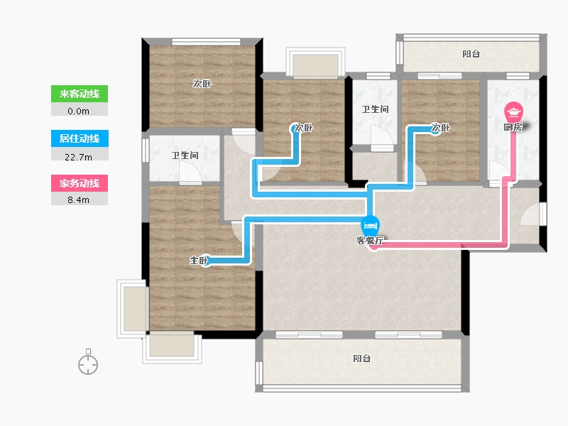 四川省-成都市-紫瑞府-130.00-户型库-动静线