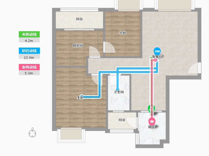 四川省-成都市-清水路苑-73.45-户型库-动静线