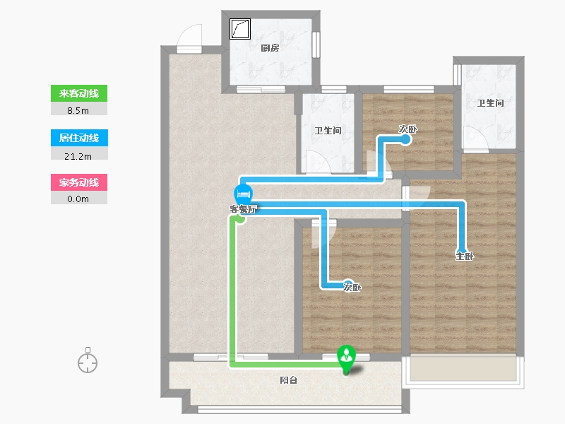 河南省-南阳市-方城中梁首府-100.00-户型库-动静线