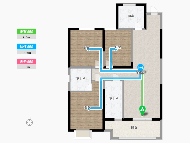 河南省-濮阳市-建业通和府-118.23-户型库-动静线