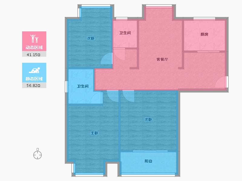 上海-上海市-崧文苑-91.00-户型库-动静分区