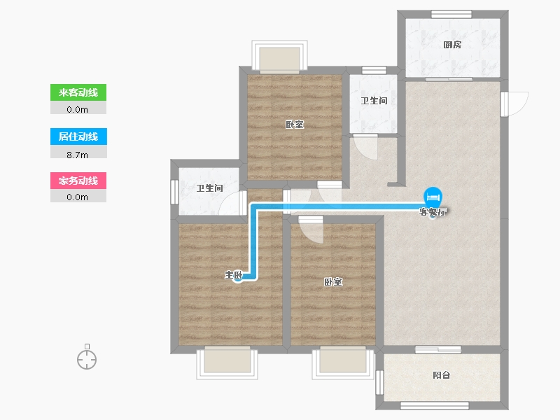 江西省-上饶市-壹品凯旋-118.00-户型库-动静线