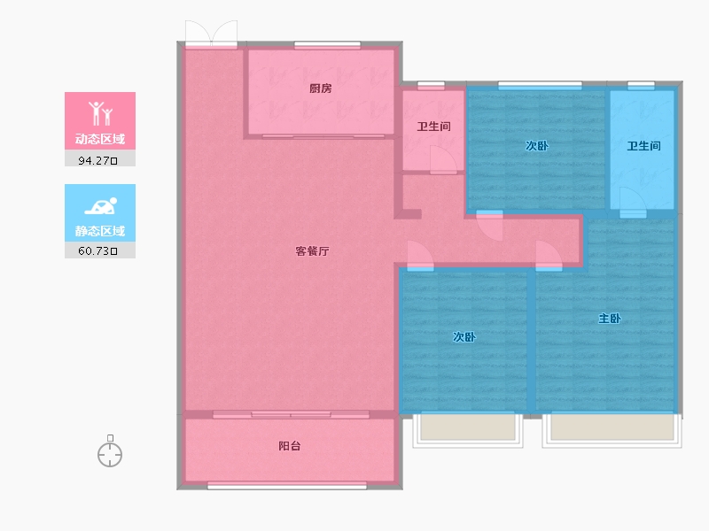 河南省-许昌市-瑞和苑-142.00-户型库-动静分区