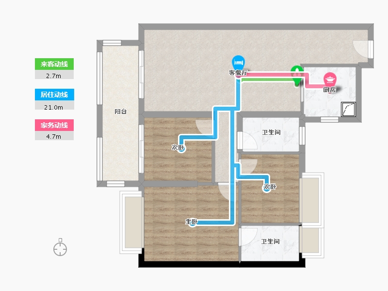 江苏省-盐城市-建湖碧桂园-115.00-户型库-动静线