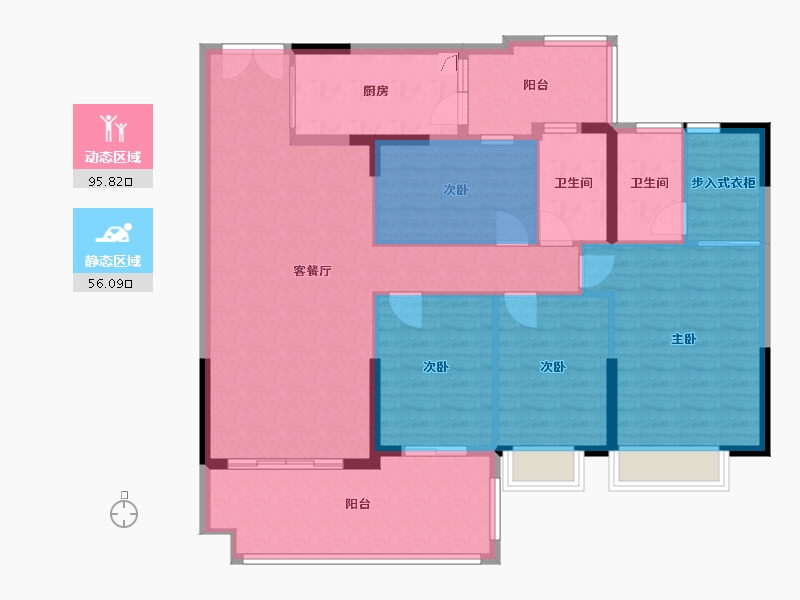 广东省-湛江市-皇冠城商住小区项目工程-150.00-户型库-动静分区