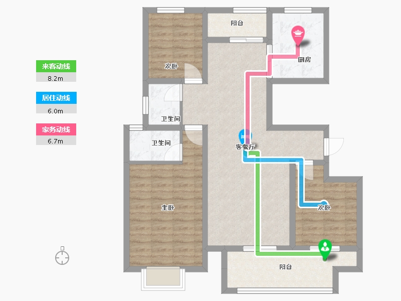 河南省-濮阳市-建业通和府-101.84-户型库-动静线