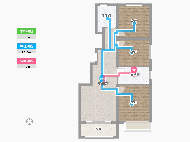 河北省-承德市-中瑞城-70.00-户型库-动静线