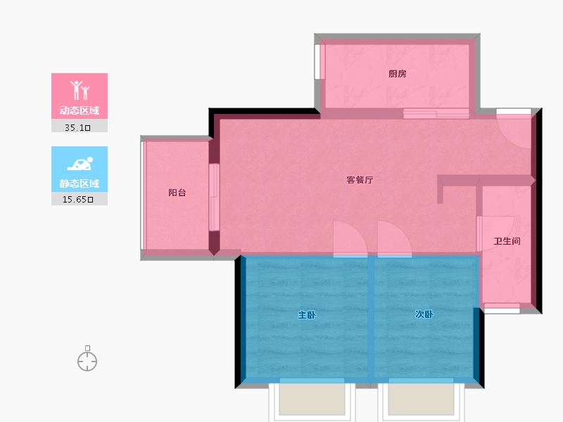 广西壮族自治区-南宁市-光明城市-雅集苑-49.00-户型库-动静分区