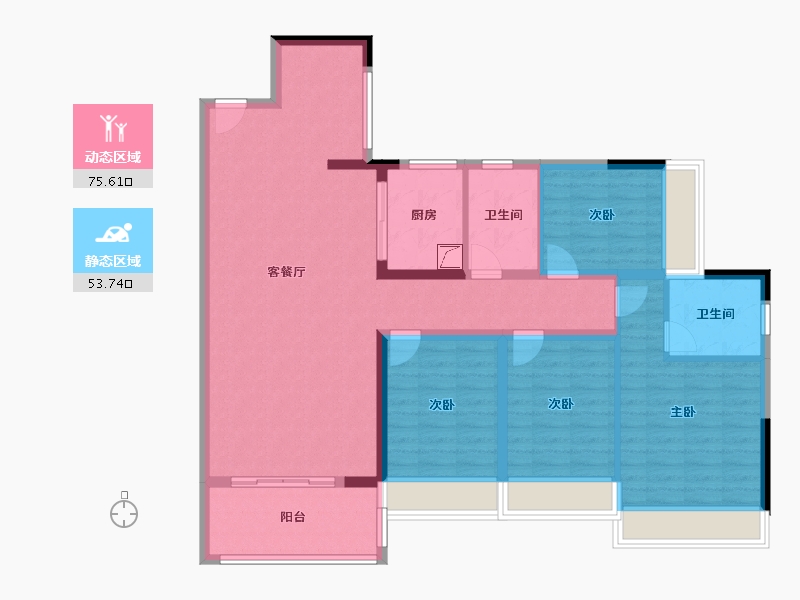 广东省-河源市-汇景九里湾-116.06-户型库-动静分区