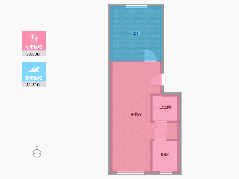 四川省-成都市-金像苑-37.00-户型库-动静分区