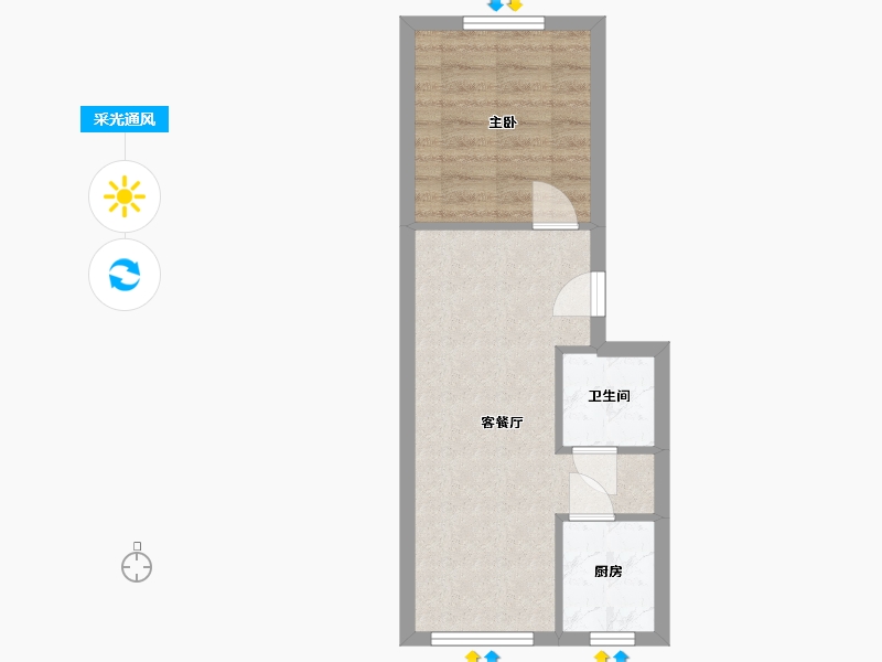 四川省-成都市-金像苑-37.00-户型库-采光通风