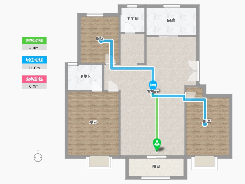 山东省-济南市-建邦·原香溪谷-116.41-户型库-动静线