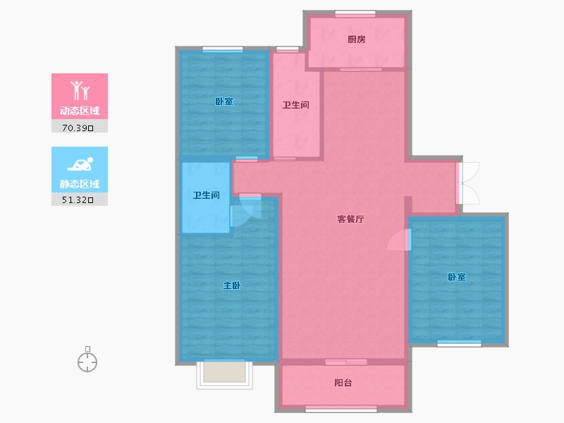 河北省-邢台市-盛世华庭-110.00-户型库-动静分区