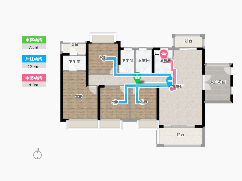 云南省-昆明市-富康城紫悦台-117.00-户型库-动静线