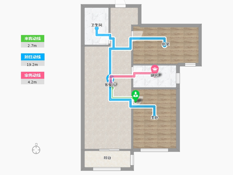 河北省-石家庄市-建明小区-77.00-户型库-动静线