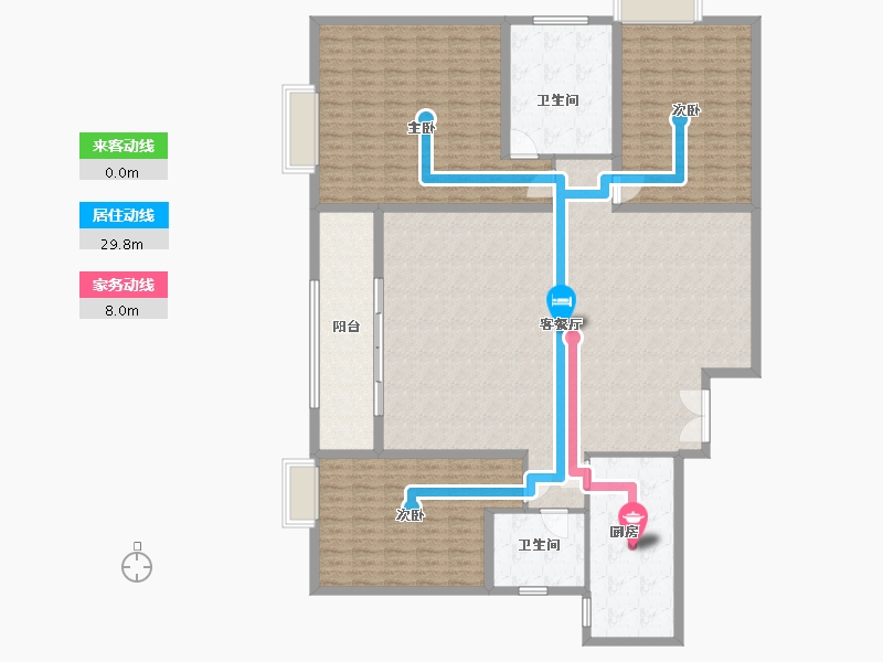 云南省-昆明市-云铜时代-198.78-户型库-动静线