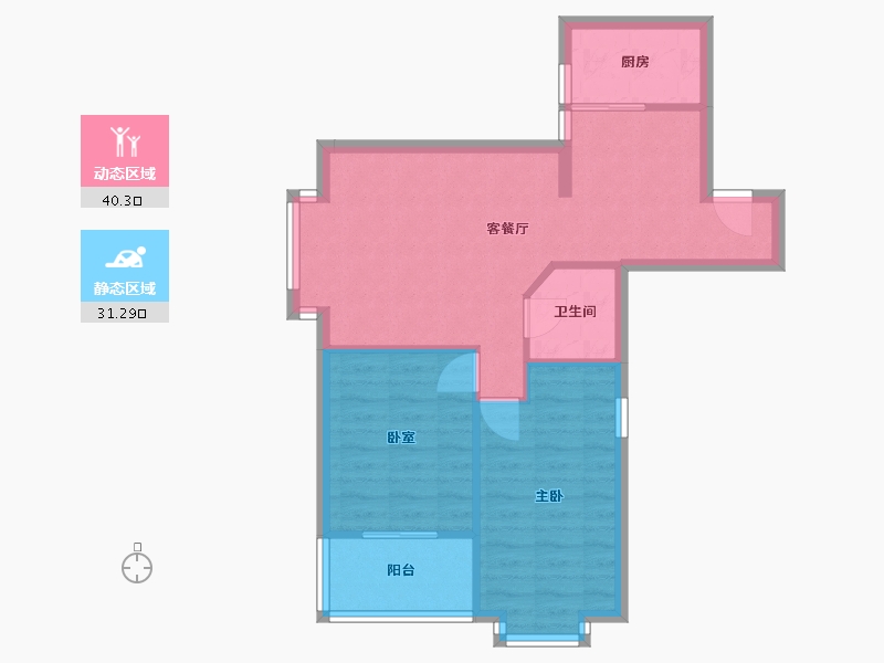 福建省-福州市-光明港苑-68.66-户型库-动静分区