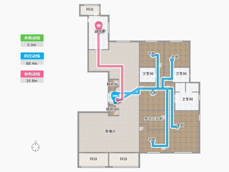 辽宁省-沈阳市-雅颂大苑-385.00-户型库-动静线