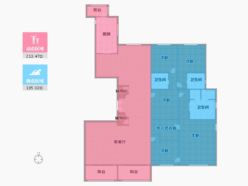 辽宁省-沈阳市-雅颂大苑-385.00-户型库-动静分区