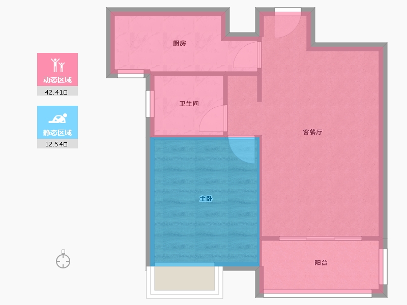 上海-上海市-祥生瑞和苑-50.00-户型库-动静分区