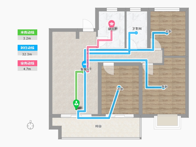 江苏省-盐城市-聚龙府-79.00-户型库-动静线