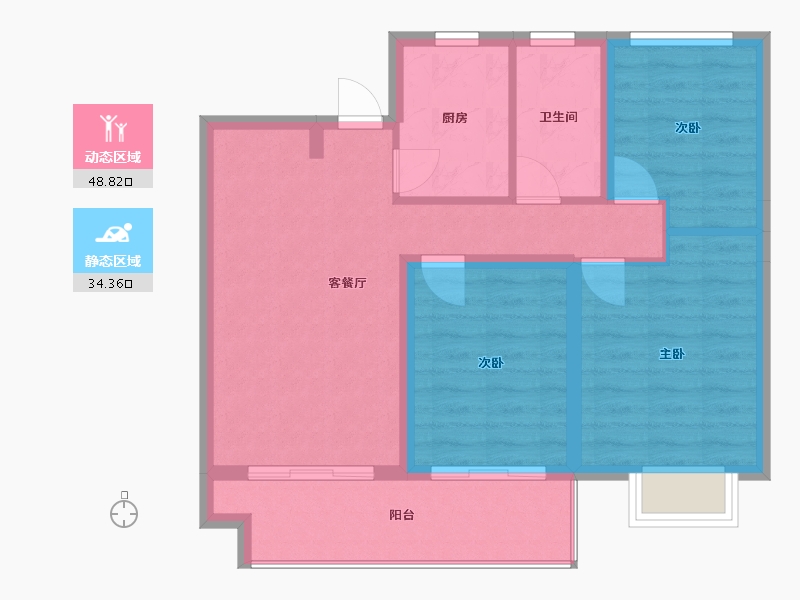 江苏省-盐城市-聚龙府-79.00-户型库-动静分区