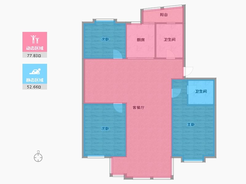 江苏省-苏州市-悦盛花苑-139.00-户型库-动静分区