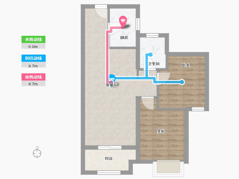 河北省-廊坊市-港中旅海泉湾-61.00-户型库-动静线