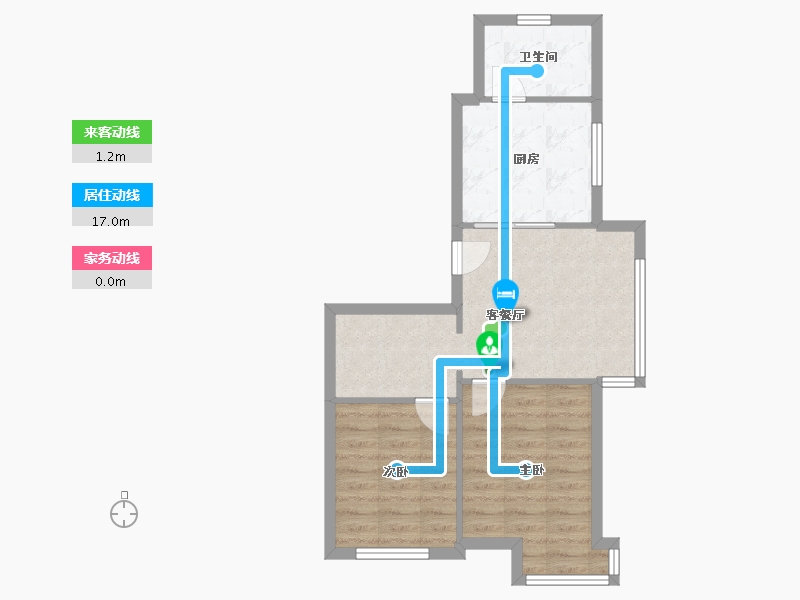 辽宁省-沈阳市-巴塞罗那-80.00-户型库-动静线