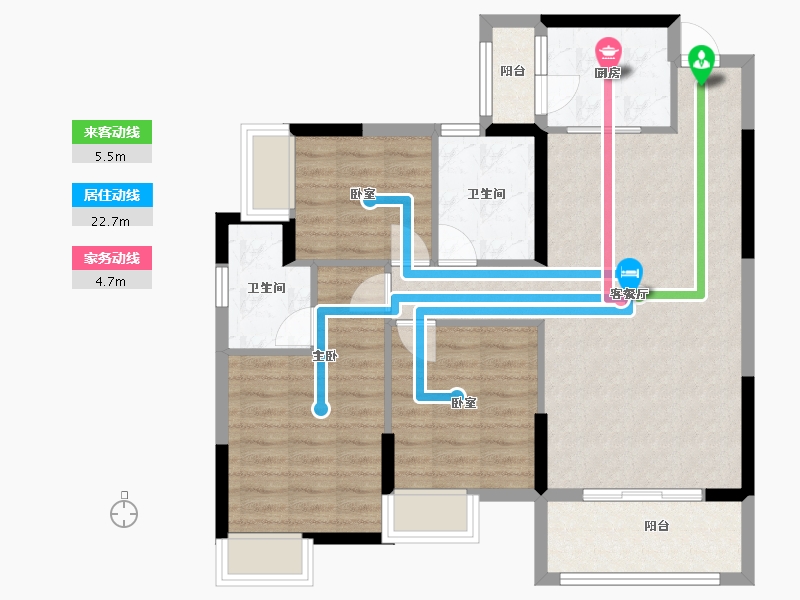 广西壮族自治区-梧州市-灏景玥城-108.00-户型库-动静线